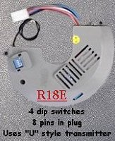 ceiling fans remote contols - receivers  R18E  